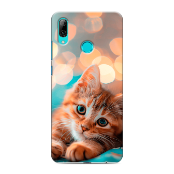 Силиконовый чехол на Huawei P Smart (2019) с принтом котик Силиконовый чехол на Huawei P Smart (2019) с принтом котик