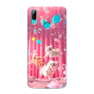 Силиконовый чехол на Huawei P Smart (2019) с принтом милые котики Силиконовый чехол на Huawei P Smart (2019) с принтом милые котики