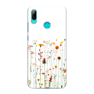 Силиконовый чехол на Huawei P Smart (2019) с принтом цветы
