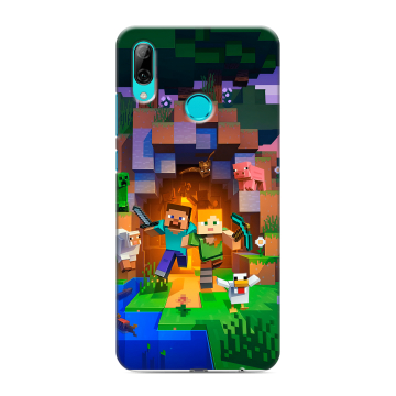 Силиконовый чехол на Huawei P Smart (2019) с принтом Майнкрафт Minecraft Силиконовый чехол на Huawei P Smart (2019) с принтом Майнкрафт Minecraft