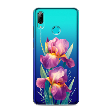 Силиконовый чехол на Huawei P Smart (2019) с принтом Цветы орхидеи Силиконовый чехол на Huawei P Smart (2019) с принтом Цветы орхидеи