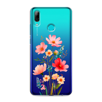 Силиконовый чехол на Huawei P Smart (2019) с принтом Цветы Силиконовый чехол на Huawei P Smart (2019) с принтом Цветы