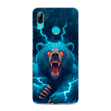 Силиконовый чехол на Huawei P Smart (2019) с принтом Медведь Силиконовый чехол на Huawei P Smart (2019) с принтом Медведь