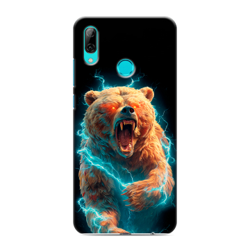 Силиконовый чехол на Huawei P Smart (2019) с принтом Медведь Силиконовый чехол на Huawei P Smart (2019) с принтом Медведь