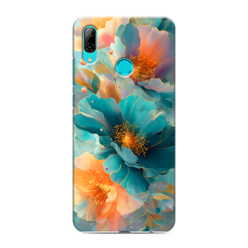 Силиконовый чехол на Huawei P Smart (2019) с принтом Цветы Силиконовый чехол на Huawei P Smart (2019) с принтом Цветы