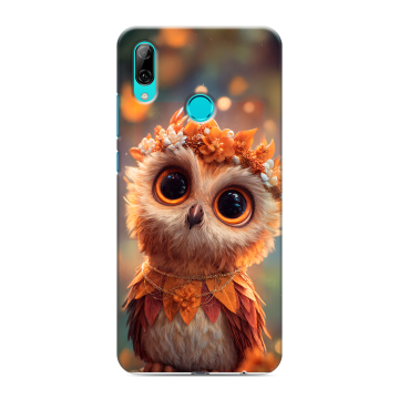 Силиконовый чехол на Huawei P Smart (2019) с принтом Милая сова Силиконовый чехол на Huawei P Smart (2019) с принтом Милая сова
