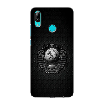 Силиконовый чехол на Huawei P Smart (2019) с принтом Герб Флаг СССР Силиконовый чехол на Huawei P Smart (2019) с принтом Герб Флаг СССР