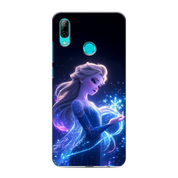 Силиконовый чехол на Huawei P Smart (2019) с принтом Холодное сердце Frozen