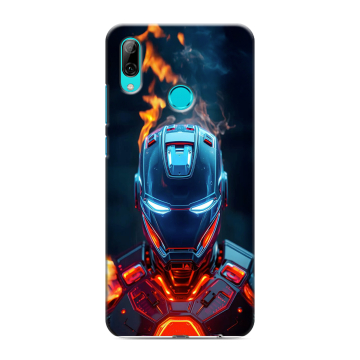 Силиконовый чехол на Huawei P Smart (2019) с принтом IronMan Железный человек
