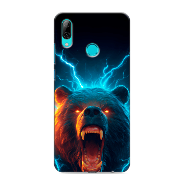 Силиконовый чехол на Huawei P Smart (2019) с принтом Медведь Силиконовый чехол на Huawei P Smart (2019) с принтом Медведь