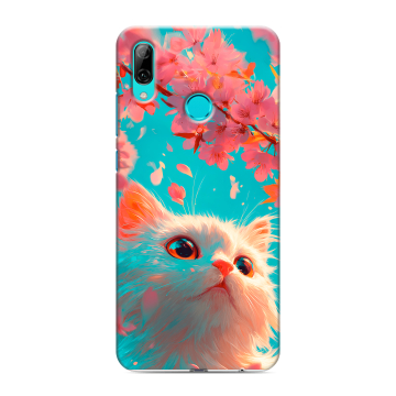 Силиконовый чехол на Huawei P Smart (2019) с принтом Красивый кот Силиконовый чехол на Huawei P Smart (2019) с принтом Красивый кот