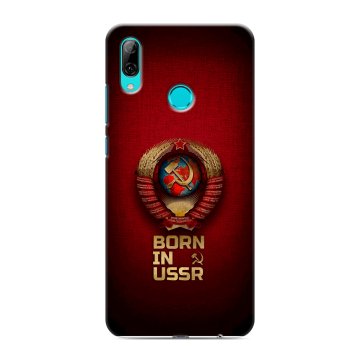 Силиконовый чехол на Huawei P Smart (2019) с принтом Флаг Герб СССР Силиконовый чехол на Huawei P Smart (2019) с принтом Флаг Герб СССР