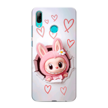 Силиконовый чехол на Huawei P Smart (2019) с принтом Labubu Лабубу Силиконовый чехол на Huawei P Smart (2019) с принтом Labubu Лабубу