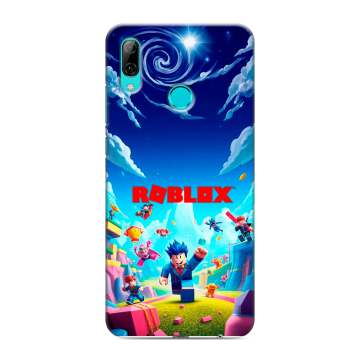 Силиконовый чехол на Huawei P Smart (2019) с принтом Roblox Роблокс