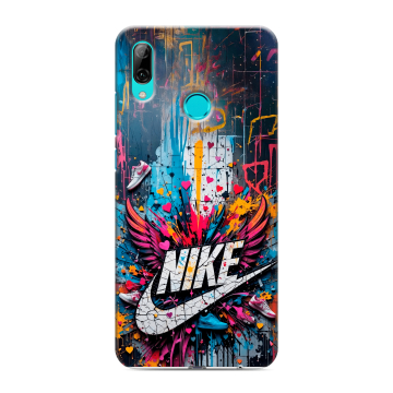 Силиконовый чехол на Huawei P Smart (2019) с принтом Nike Найк