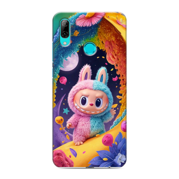 Силиконовый чехол на Huawei P Smart (2019) с принтом Labubu Лабубу