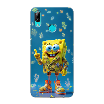 Силиконовый чехол на Huawei P Smart (2019) с принтом Спанч боб Спанчбоб Силиконовый чехол на Huawei P Smart (2019) с принтом Спанч боб Спанчбоб
