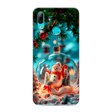 Силиконовый чехол на Huawei P Smart (2019) с принтом Новый год Силиконовый чехол на Huawei P Smart (2019) с принтом Новый год