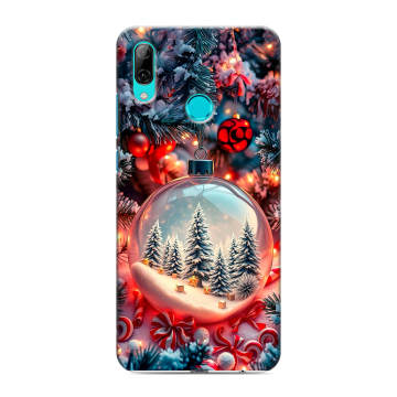 Силиконовый чехол на Huawei P Smart (2019) с принтом Новый год Силиконовый чехол на Huawei P Smart (2019) с принтом Новый год