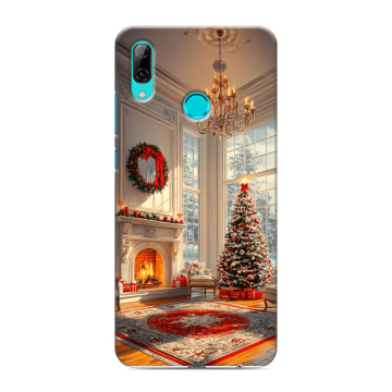Силиконовый чехол на Huawei P Smart (2019) с принтом Новый год Силиконовый чехол на Huawei P Smart (2019) с принтом Новый год