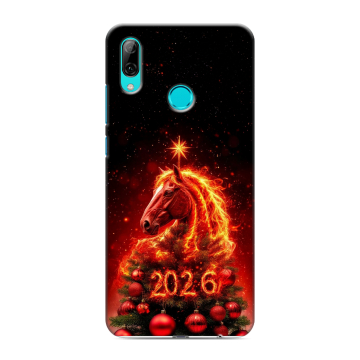 Силиконовый чехол на Huawei P Smart (2019) с принтом Новый год Силиконовый чехол на Huawei P Smart (2019) с принтом Новый год