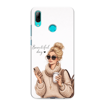 Силиконовый чехол на Huawei P Smart (2019) с принтом женский Силиконовый чехол на Huawei P Smart (2019) с принтом женский