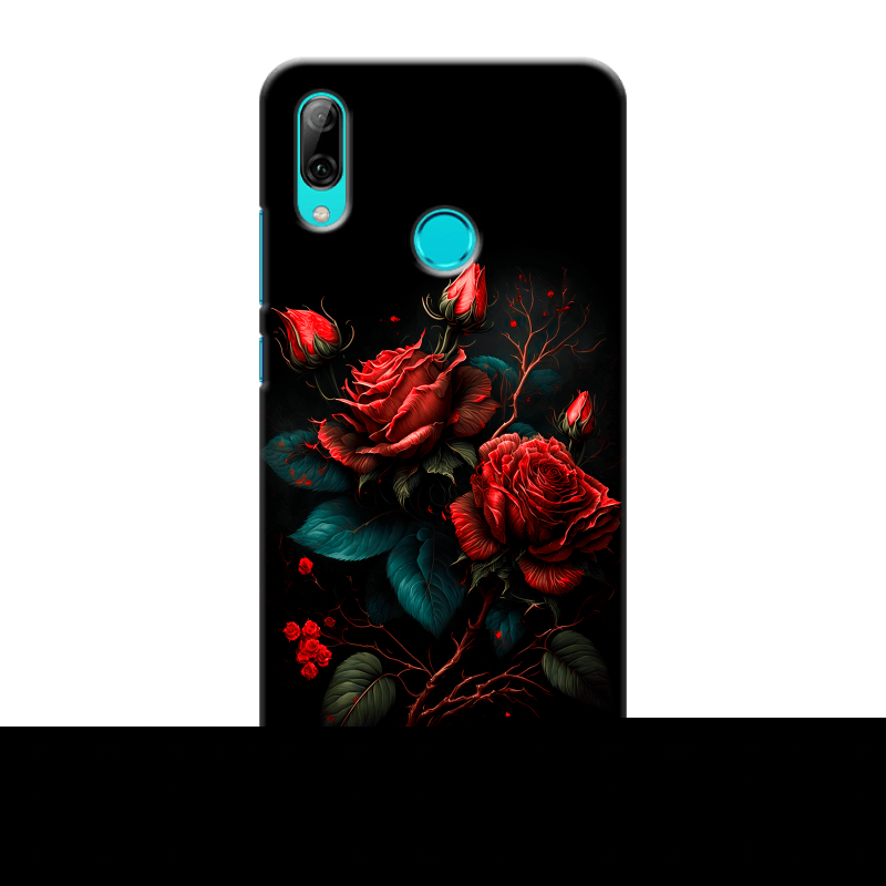 Силиконовый чехол на Huawei P Smart (2019) с принтом Розы красные Силиконовый чехол на Huawei P Smart (2019) с принтом Розы красные