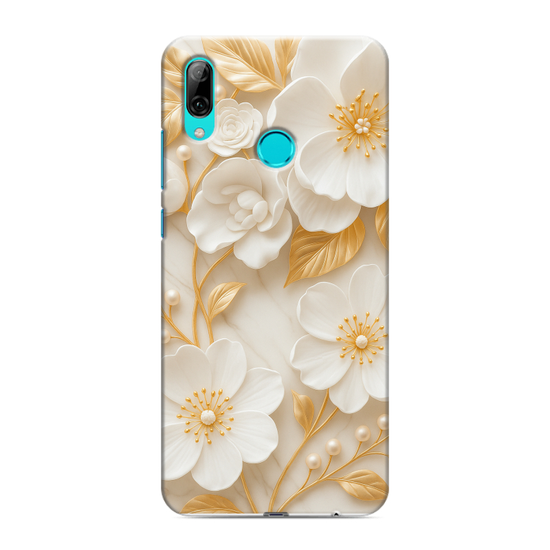Силиконовый чехол на Huawei P Smart (2019) с принтом Цветы Силиконовый чехол на Huawei P Smart (2019) с принтом Цветы
