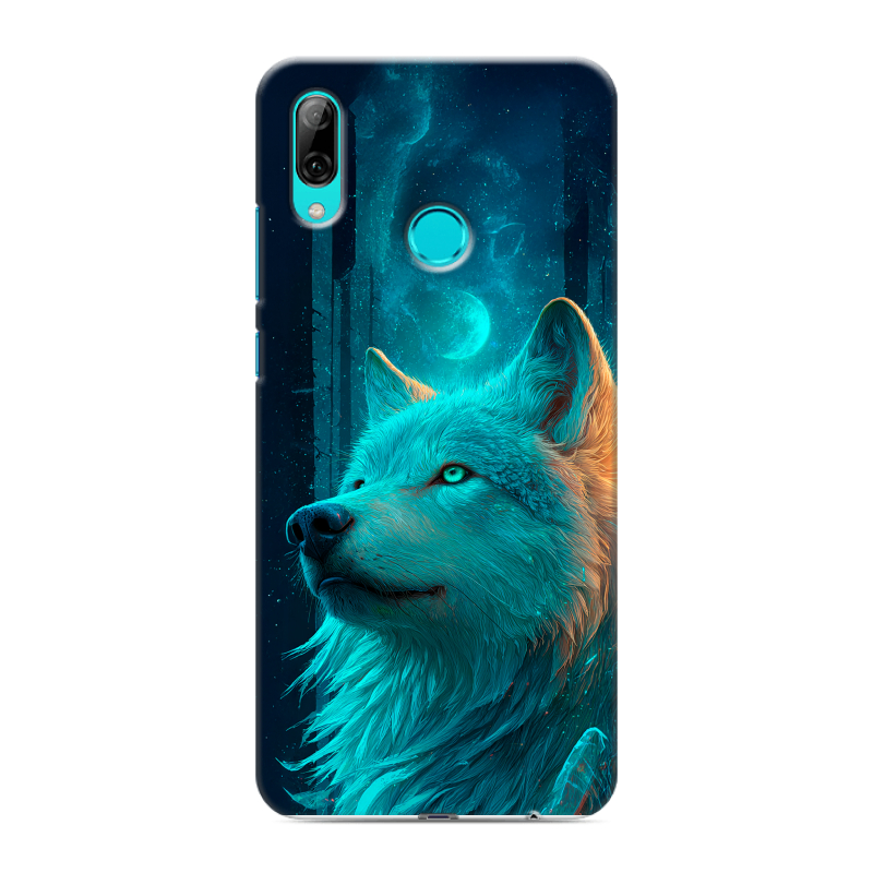 Силиконовый чехол на Huawei P Smart (2019) с принтом бабочки саккура Силиконовый чехол на Huawei P Smart (2019) с принтом бабочки саккура