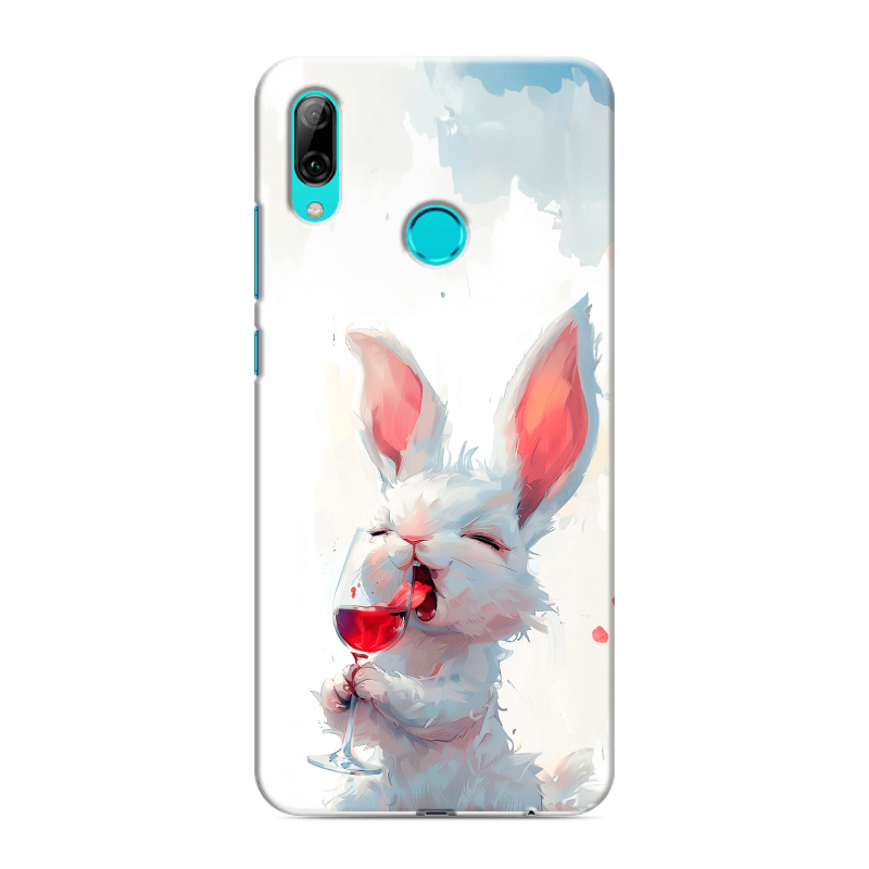 Силиконовый чехол на Huawei P Smart (2019) с принтом кролик зайчик Силиконовый чехол на Huawei P Smart (2019) с принтом кролик зайчик