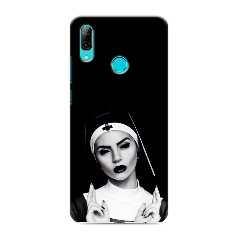 Силиконовый чехол на Huawei P Smart (2019) с принтом монашка Силиконовый чехол на Huawei P Smart (2019) с принтом монашка