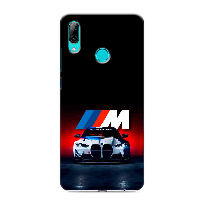 Силиконовый чехол на Huawei P Smart (2019) с принтом БМВ BMW Силиконовый чехол на Huawei P Smart (2019) с принтом БМВ BMW