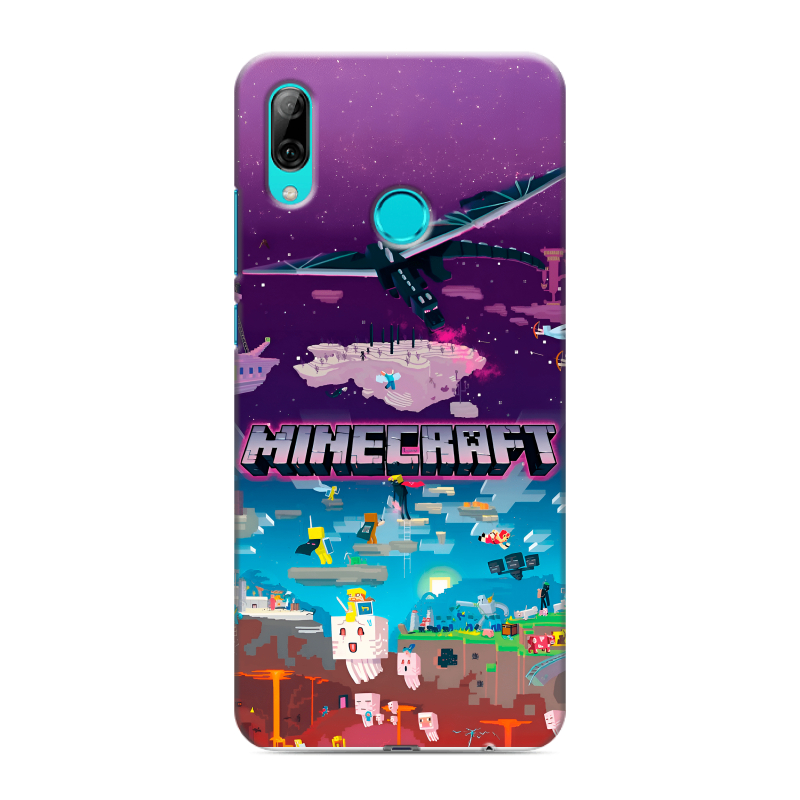 Силиконовый чехол на Huawei P Smart (2019) с принтом Майнкрафт Minecraft Силиконовый чехол на Huawei P Smart (2019) с принтом Майнкрафт Minecraft