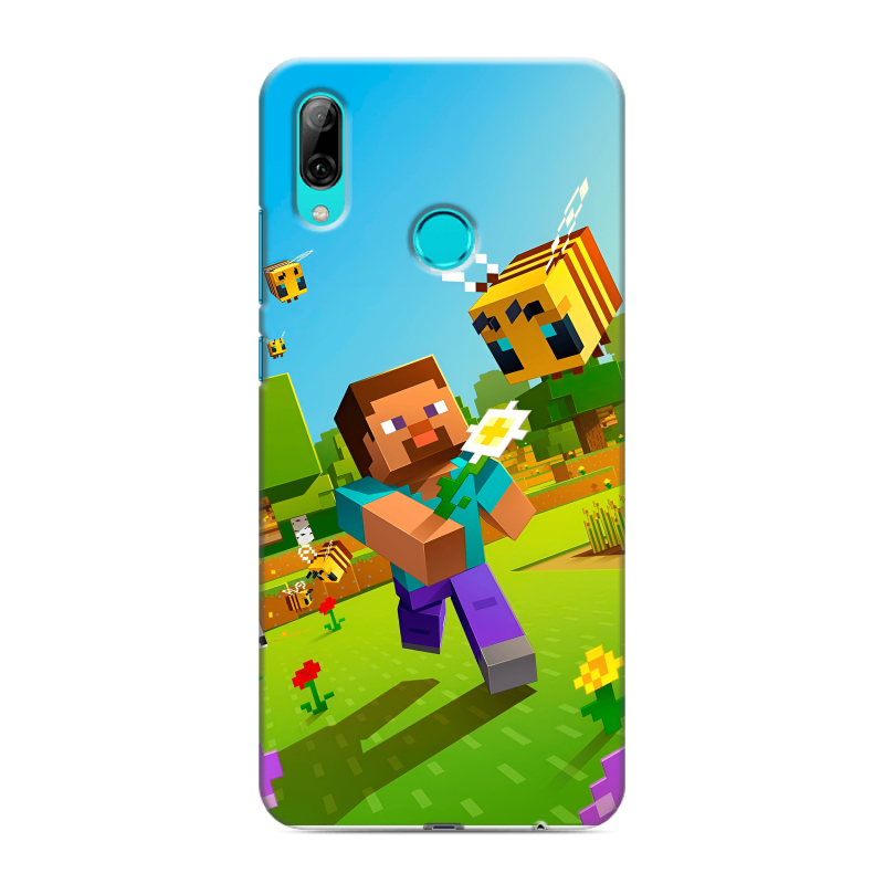 Силиконовый чехол на Huawei P Smart (2019) с принтом Майнкрафт Minecraft Силиконовый чехол на Huawei P Smart (2019) с принтом Майнкрафт Minecraft