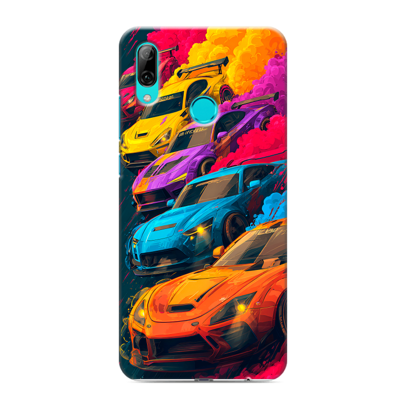 Силиконовый чехол на Huawei P Smart (2019) с принтом Тачки Силиконовый чехол на Huawei P Smart (2019) с принтом Тачки
