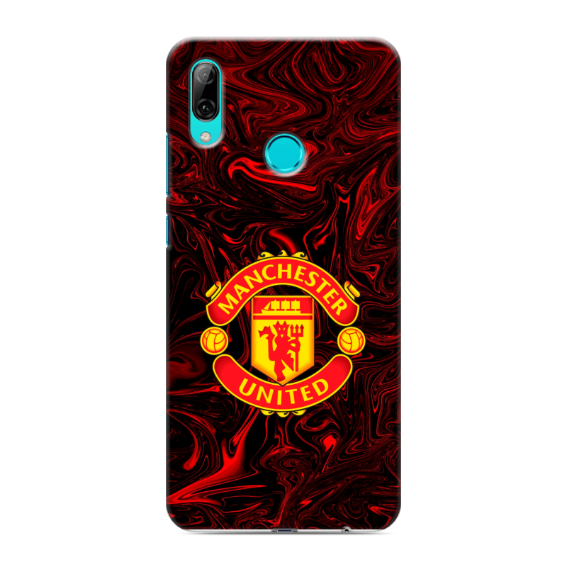 Силиконовый чехол на Huawei P Smart (2019) с принтом Manchester United Силиконовый чехол на Huawei P Smart (2019) с принтом Manchester United