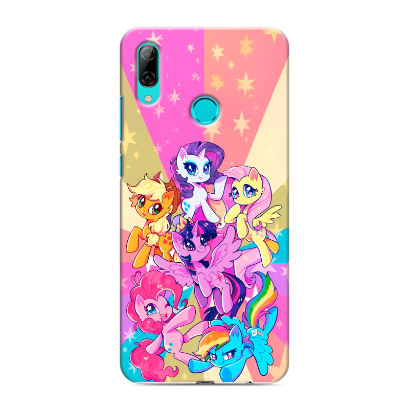 Силиконовый чехол на Huawei P Smart (2019) с принтом My little pony Дружба чудо Силиконовый чехол на Huawei P Smart (2019) с принтом My little pony Дружба чудо
