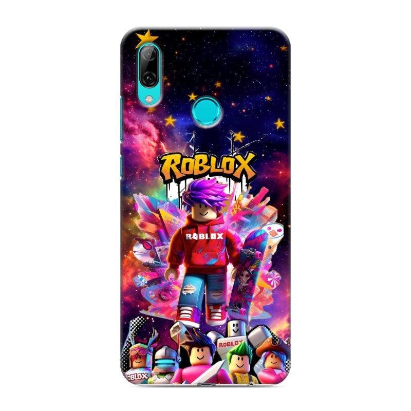 Силиконовый чехол на Huawei P Smart (2019) с принтом Roblox Роблокс Силиконовый чехол на Huawei P Smart (2019) с принтом Roblox Роблокс