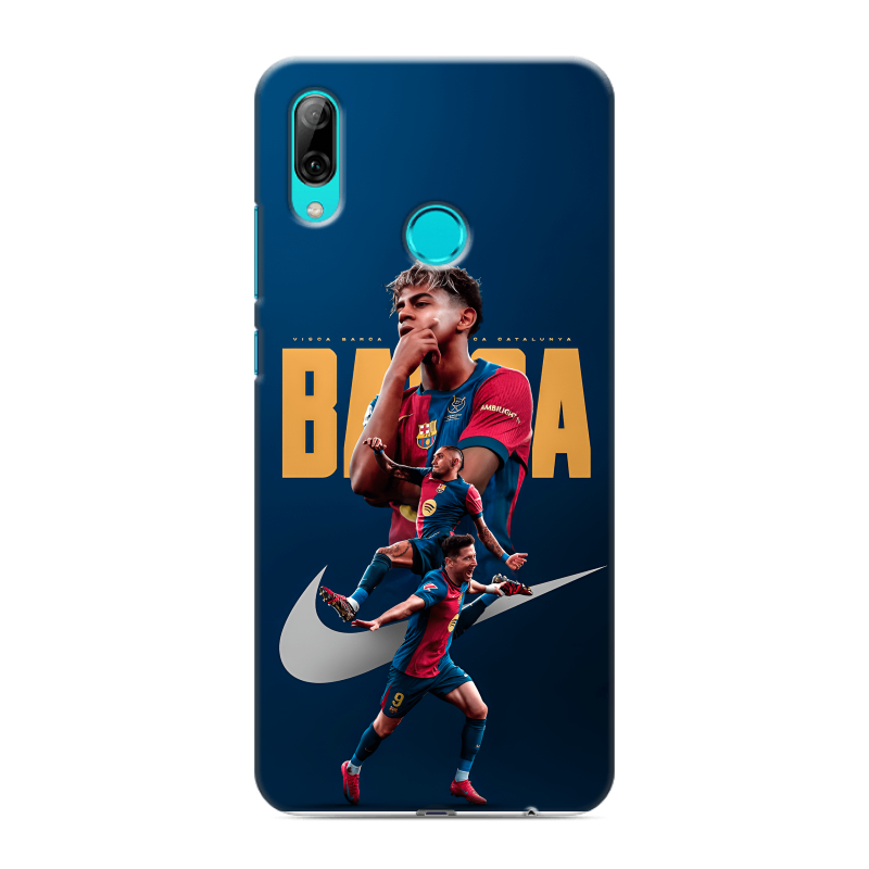 Силиконовый чехол на Huawei P Smart (2019) с принтом Барселона Barca Yamal Силиконовый чехол на Huawei P Smart (2019) с принтом Барселона Barca Yamal