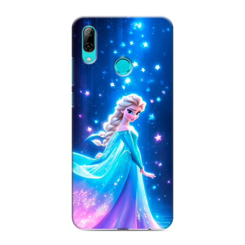 Силиконовый чехол на Huawei P Smart (2019) с принтом Холодное сердце Frozen Силиконовый чехол на Huawei P Smart (2019) с принтом Холодное сердце Frozen
