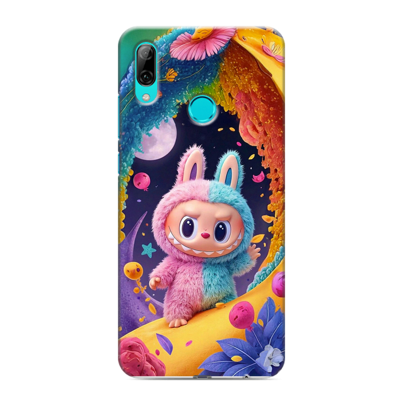 Силиконовый чехол на Huawei P Smart (2019) с принтом Labubu Лабубу Силиконовый чехол на Huawei P Smart (2019) с принтом Labubu Лабубу