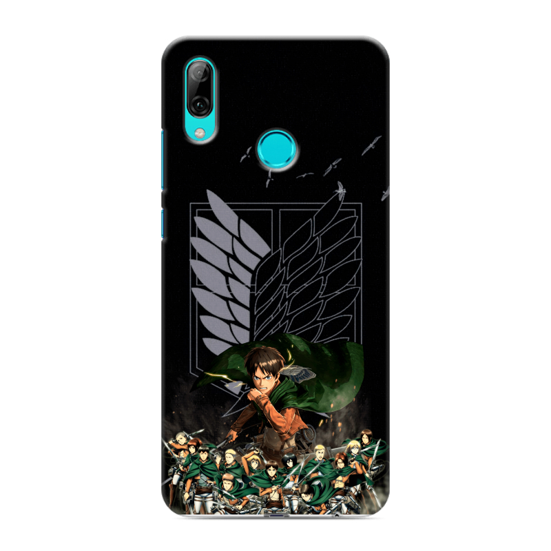 Силиконовый чехол на Huawei P Smart (2019) с принтом Атака титанов Силиконовый чехол на Huawei P Smart (2019) с принтом Атака титанов