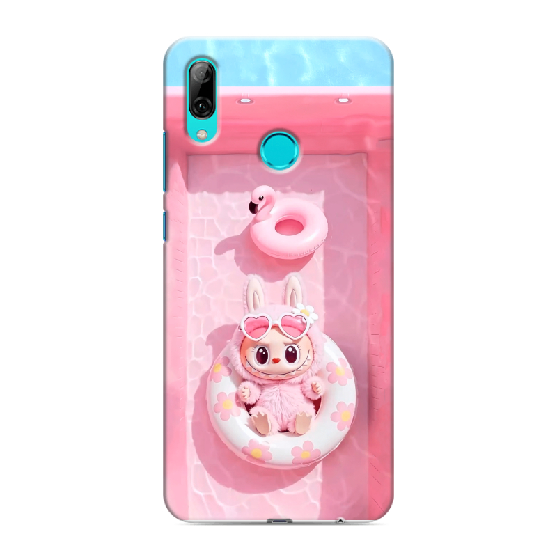 Силиконовый чехол на Huawei P Smart (2019) с принтом Labubu Лабубу Силиконовый чехол на Huawei P Smart (2019) с принтом Labubu Лабубу