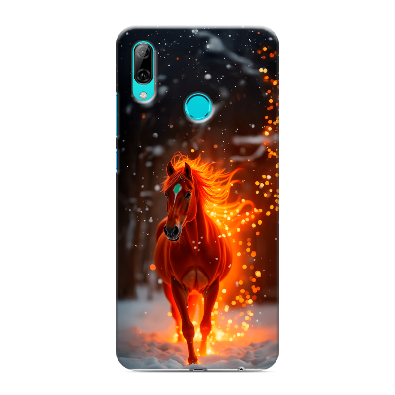 Силиконовый чехол на Huawei P Smart (2019) с принтом Новый год Силиконовый чехол на Huawei P Smart (2019) с принтом Новый год