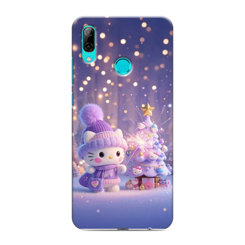Силиконовый чехол на Huawei P Smart (2019) с принтом Новый год Силиконовый чехол на Huawei P Smart (2019) с принтом Новый год