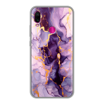 Силиконовый чехол на Xiaomi RedMi Note 7 с принтом Мрамор Силиконовый чехол на Xiaomi RedMi Note 7 с принтом Мрамор