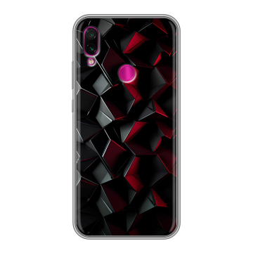 Силиконовый чехол на Xiaomi RedMi Note 7 с принтом Абстракция Силиконовый чехол на Xiaomi RedMi Note 7 с принтом Абстракция