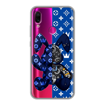 Силиконовый чехол на Xiaomi RedMi Note 7 с принтом Луи робот Силиконовый чехол на Xiaomi RedMi Note 7 с принтом Луи робот