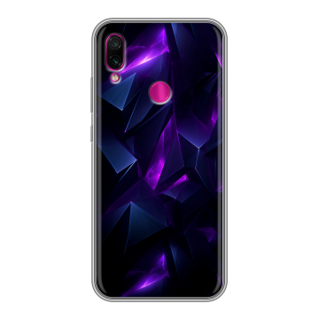 Силиконовый чехол на Xiaomi RedMi Note 7 с принтом Абстракиция Силиконовый чехол на Xiaomi RedMi Note 7 с принтом Абстракиция