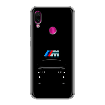 Силиконовый чехол на Xiaomi RedMi Note 7 с принтом БМВ BMW